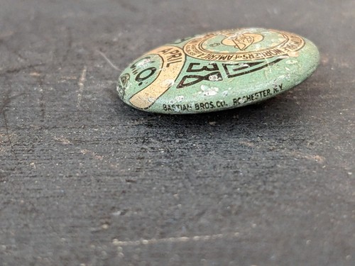 1938 April UAW CIO Button ~ Auto Workers Union Pin Back Revers ~ Bastian Bros - Bild 8 von 8