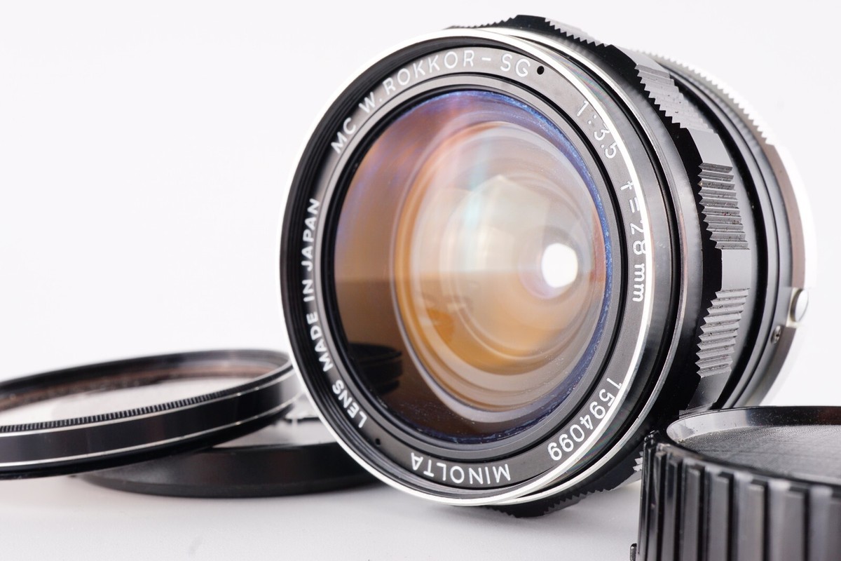 Exc+5] Minolta MC W.Rokkor-SG 28mm F3.5 Wide Angle MF Lens From