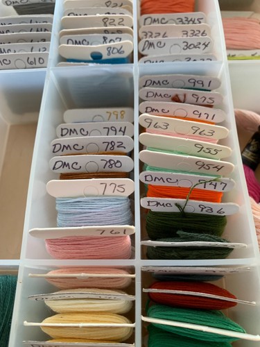 Cross Stitch Thread Collection with Box - 110 Cards of Thread - Picture 5 of 5