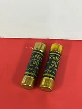 2-PK Cooper Bussmann Cefco NON-50 FAST ACTING One-Time FUSE 50A NON-50 NEW