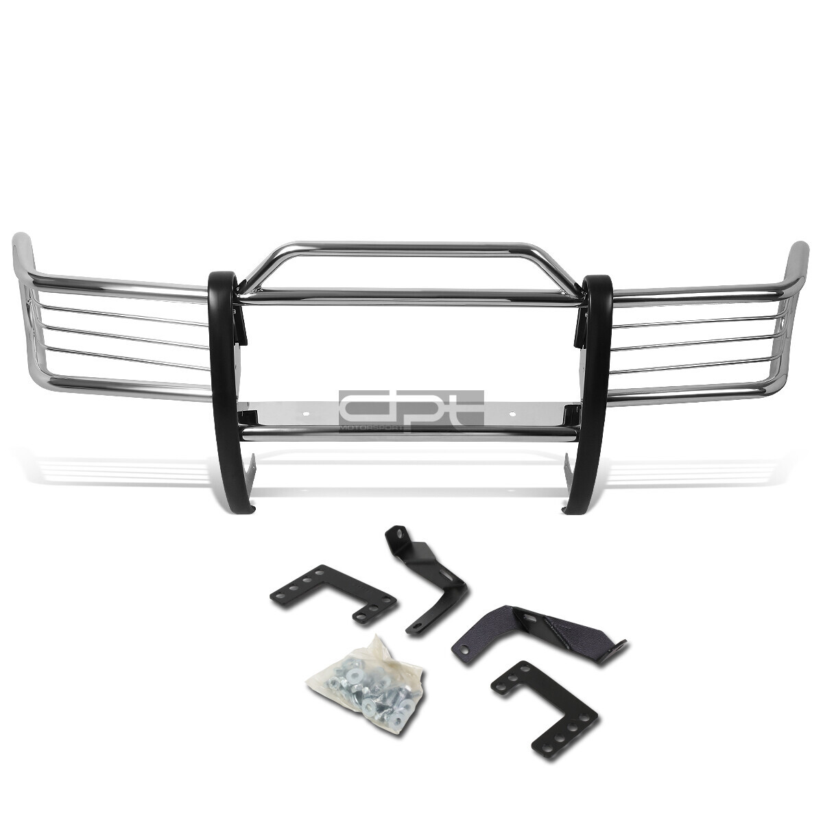 Fit 93-98 Grand Cherokee Zj Suv Chrome Stainless Steel Front Bumper Grill Guard