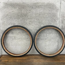 GT Performer Logo Tires Lot 2 Tires 20 in Old BMX Freestyle Rough Skinwall 1.75