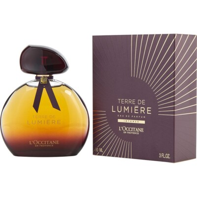 L'Occitane En Provence TERRE DE LUMIERE Eau de Parfum INTENSE 3.0 OZ SEALED Box