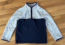 OshKosh B'Gosh Boys Sz 7 Cozy Soft Fleece 1/4 Zip EUC