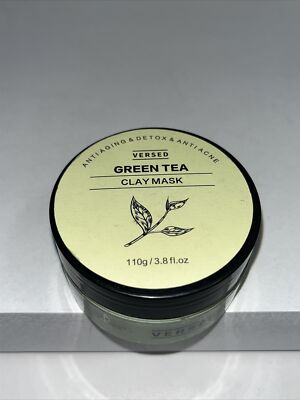 Green Tea Clay Face Mask, Anti Aging, Detox, Anti Acne New