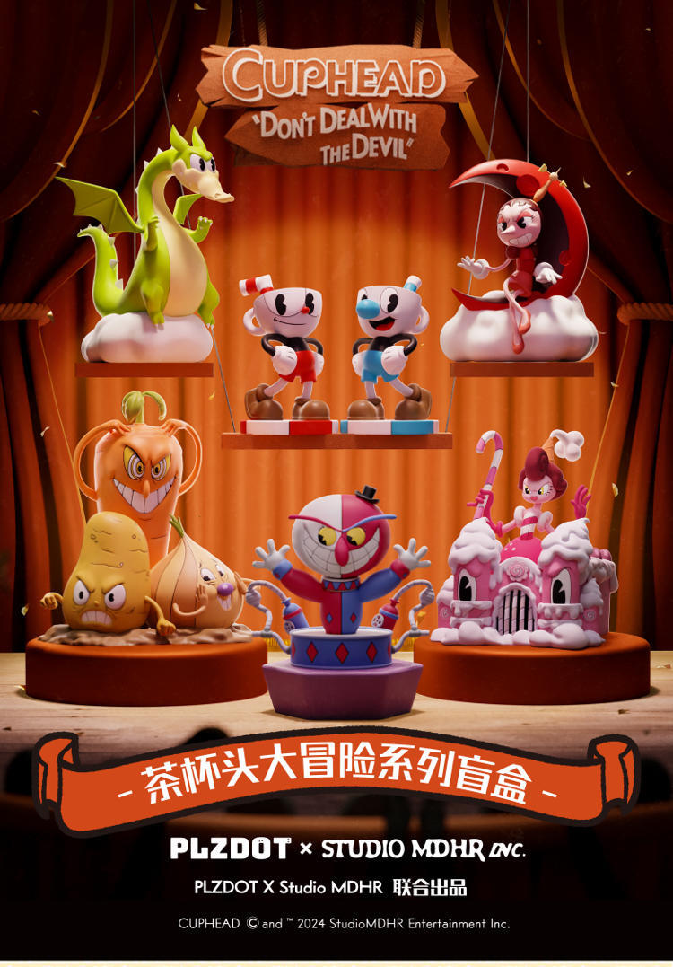 PLZDOT x Studio MDHR Cuphead Don't Dealwith The Devil Blind Box