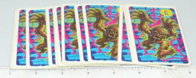 1995 Goosebumps Shrieks Spiders Board Game Lot 13 Mud Monster Cards Part Only