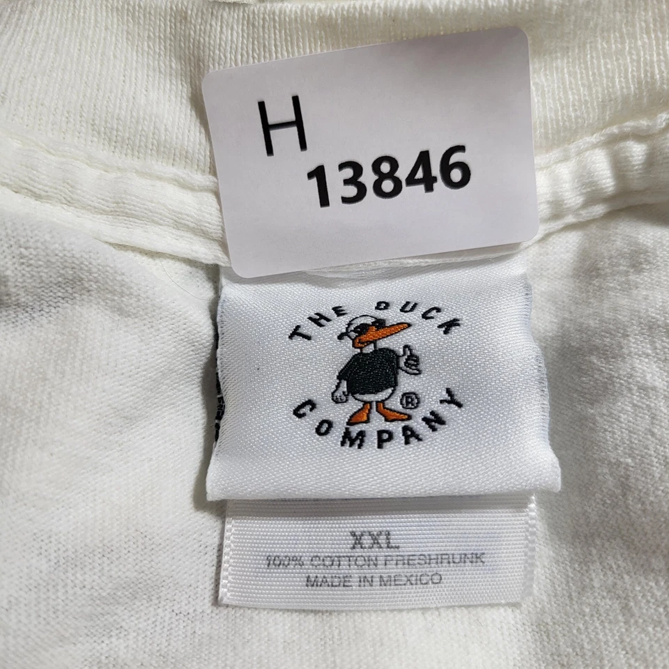 Camisa Kona Hawaii Hombre 2XL Blanca Carrera de Pollo Camiseta Manga Corta Foto 4 de 4