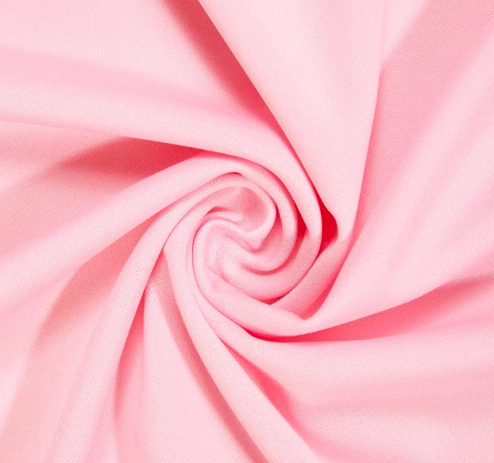 FABRICMASTER JERSEY KNIT 100% ORGANIC COTTON FABRIC 8.2 OZS. 72" WIDE COLOR BABY PINK BTY