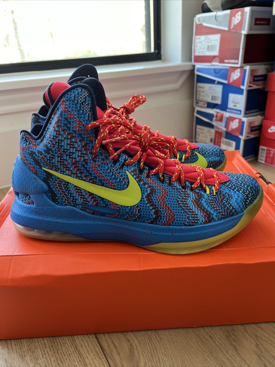 Size 10 - Nike Zoom KD 5 Christmas 554988 401 Kevin Durant