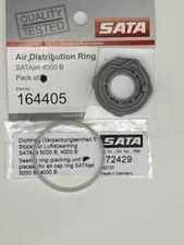 SATA JET 4000 Air Distribution Ring (164401) & Air Cap Seal (172429) 1 EA.