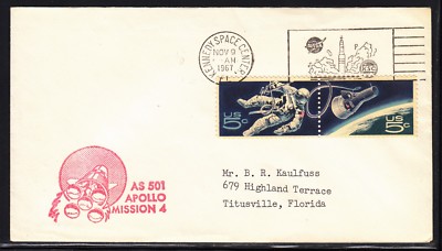 Apollo 4 NASA Cachet, KSC 09.11.67