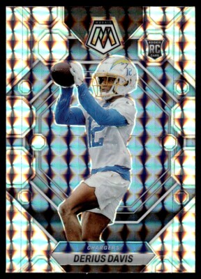 2023 Panini Mosaic Rookie Silver Derius Davis Rookie Los Angeles Chargers #311