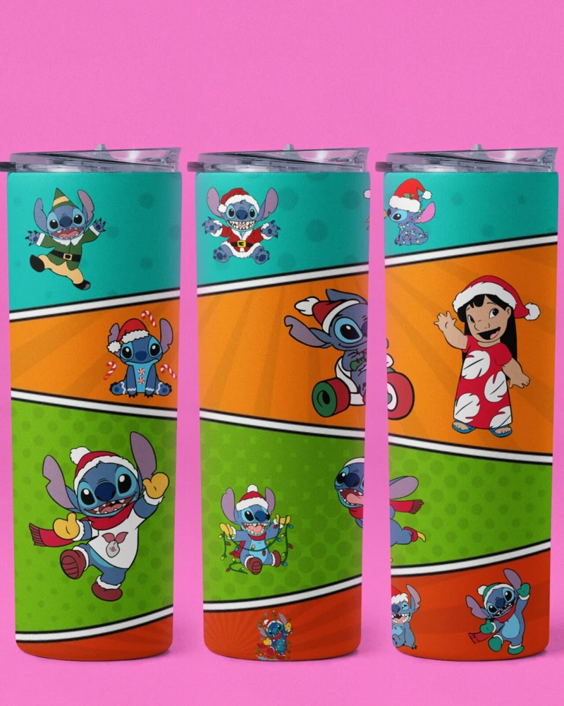 Tumbler Lilo and Stitch 20 oz Christmas Disney Tumbler Lilo and Stitch 20 oz Christmas Disney