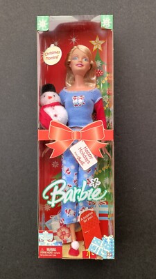 2005 Mattel Happy Holidays Christmas Morning Barbie Doll NEW