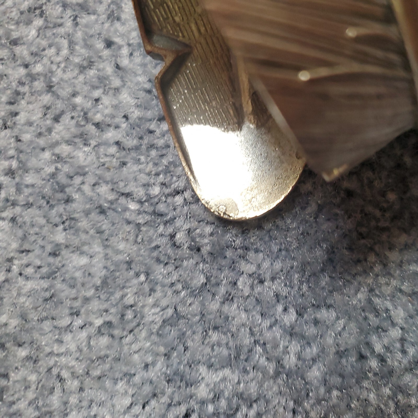 1Be Silvertone Coppertone  Leaf Hinge Bracelet Wi… - image 4