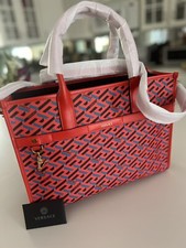 Authentic Versace LA GRECA SIGNATURE TOTE BAG