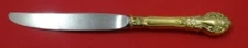 Royal Dynasty Vermeil By Kirk-Stieff Sterling Place Size Knife Modern 9 1/8"