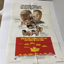 THE TOWERING INFERNO * 1976R ORIGINAL MOVIE POSTER 1SH PAUL NEWMAN STEVE MCQUEEN