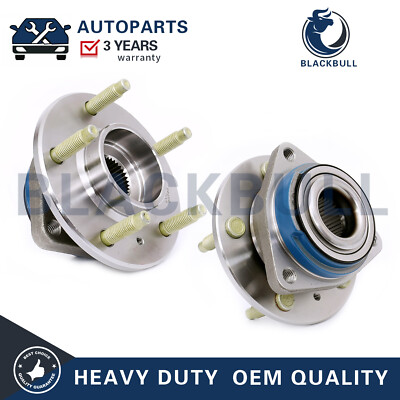 Set of (2) Front Wheel Hub Bearings For Pontiac Chevy Buick FWD NO ABS 513203