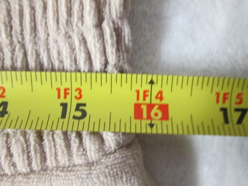 Bar 111 Terrycloth Romper Women XL Beige Smocked Straps Cotton Poly NWOT R180 - Picture 10 of 12