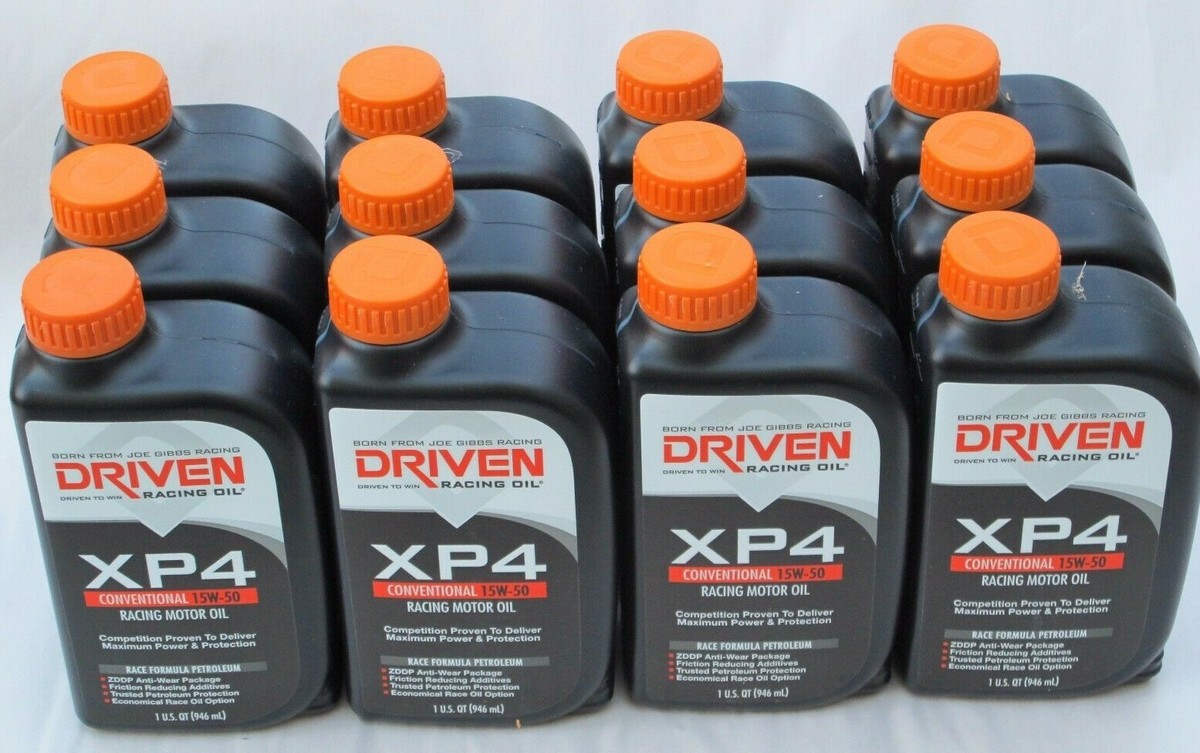 Driven 00506 XP4 15W-50 Conventional Motor Oil 1-Qt Pack of 12 | eBay