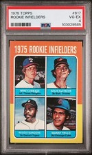1975 TOPPS 617 ROOKIE INFIELDERS PSA 4