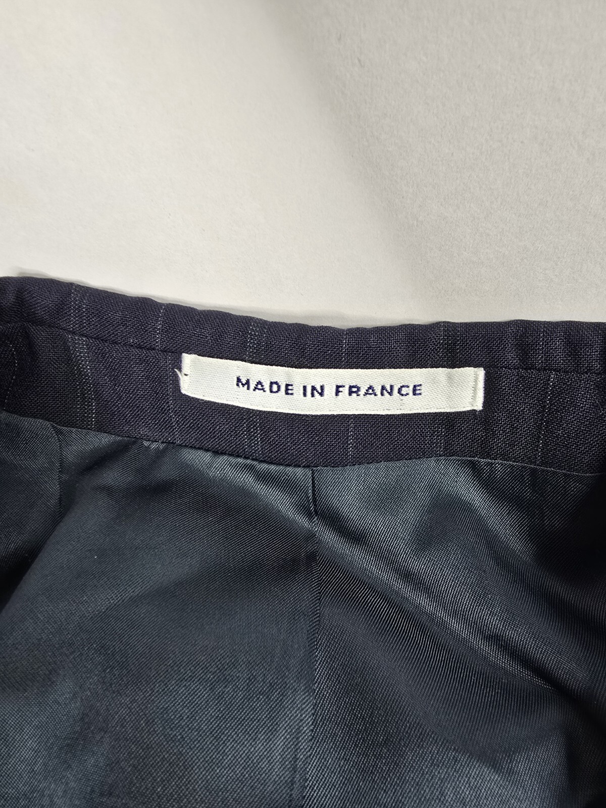 Giacca tuta Y2K Yves Saint Laurent YSL blazer lana righe cappotto sportivo 44 Francia