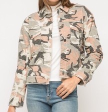Mystree Fleece Lined Cozy Camo Jacket Sz S | Retail $118