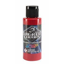 Createx Wicked Colors W015 Crimson 2oz. water-based universal airbrush paint