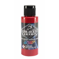  Createx Wicked Colors W015 Crimson 2oz. water-based universal airbrush paint 