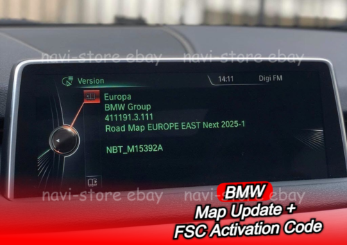 BMW Europe NEXT NBT 2025 maps + BMW Europe Next NBT 2025 FSC Activation code - Bild 2 von 8