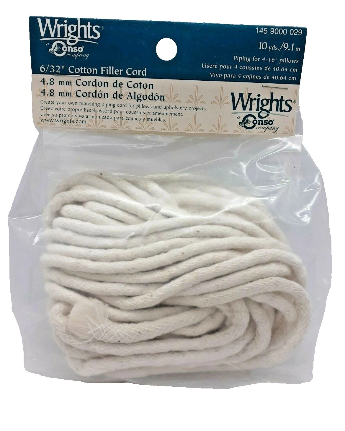 Cordón de Algodón Blanco Ribetes para Costura