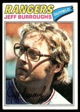 1977 Topps Jeff Burroughs Texas Rangers #55
