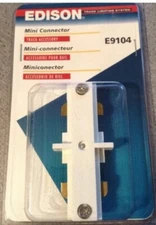 EDISON TRACK LIGHTING SYSTEM E9104,120V, 60Hz, 20A MINI CONNECTOR, NIB Fast Ship