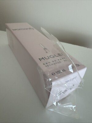 Mugler WOMANITY Refill/Recharge Eau de PARFUM 3.3oz/100ml NEW Tear Plastic