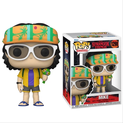 New Authentic Funko Pop! Stranger Things Season 4 Mike #1298  w/Protector