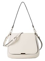 Seidenfelt Manufaktur Bente Saddle UmhäNgetasche Tasche Beige / Gold Creme Neu