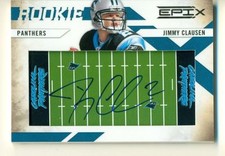 Jimmy Clausen RC 2010 Panini Epix RC Auto Autograph Card #189/210!Panthers QB RC