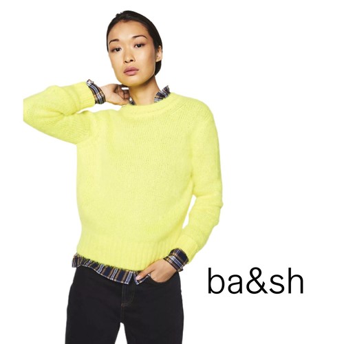 Ba\u0026sh Women's Neon Yellow Lady Pullover 