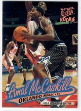 1996-97 Fleer Ultra Rookie Amal McCaskill Baseketball Card. #G225 RC