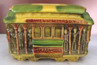 Vintage Ceramic Bank San Francisco Powell Mason Hyde Trolley Cable Car — photo 3