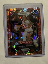 2024 Panini Prizm Monopoly WNBA Charism Osborne Rookie Free Parking Cracked Ice