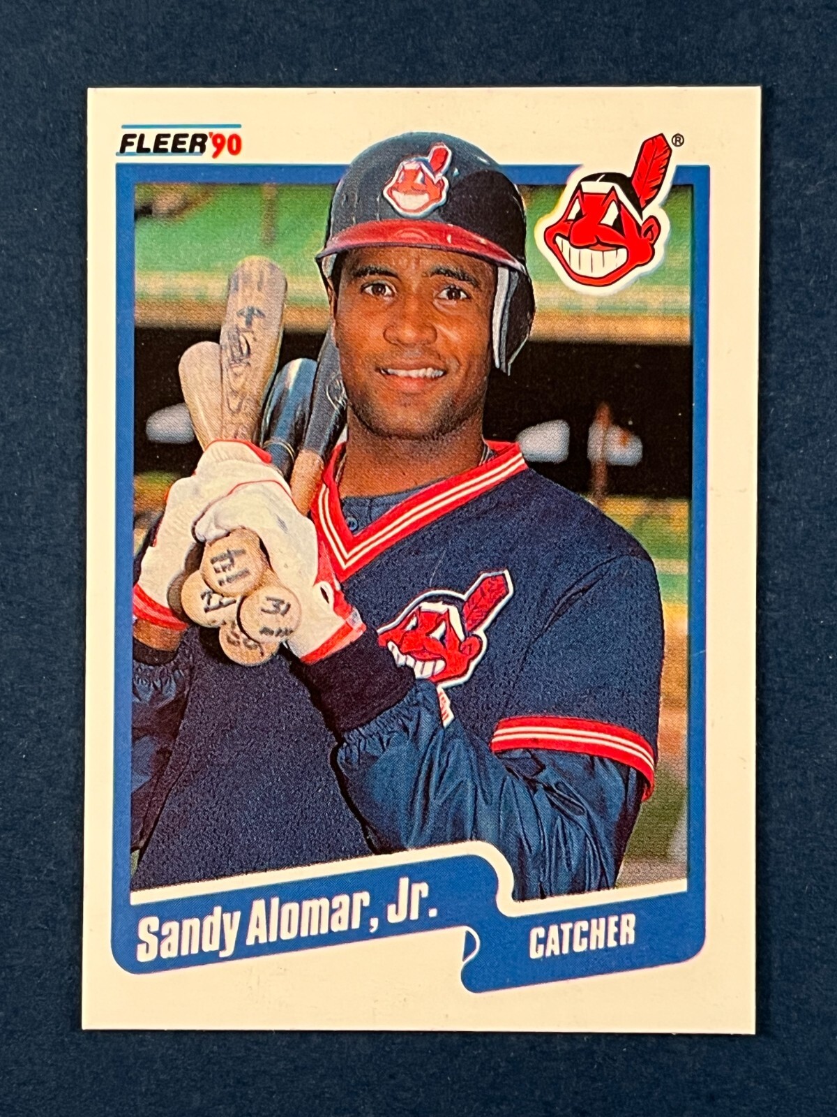 1990 FLEER UPDATE SANDY ALOMAR JR - WRONG BACK ERROR BRAD MOORE