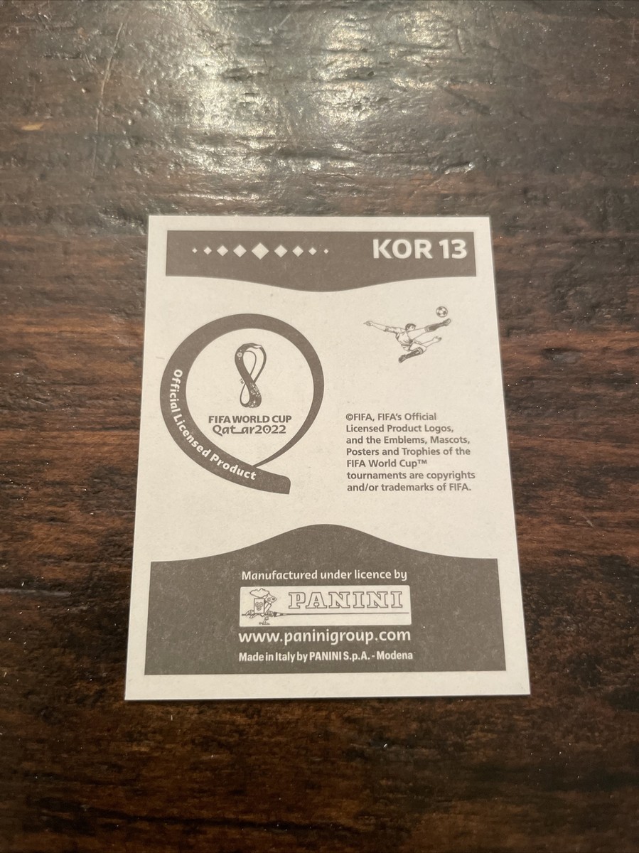 Jae-Sung Lee KOR 13 2022 Panini FIFA World Cup QATAR Sticker Red