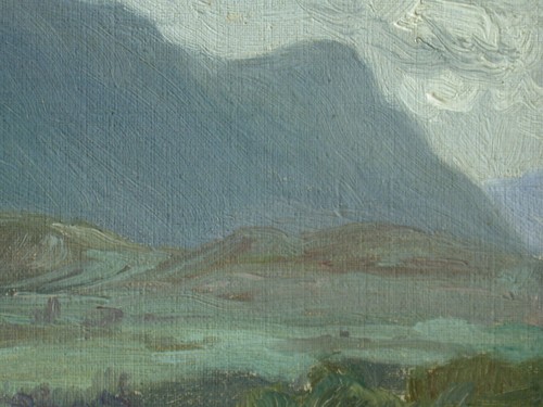 Adolphe FAUGERON (1866-1944) paesaggio alto. - Foto 8 di 9