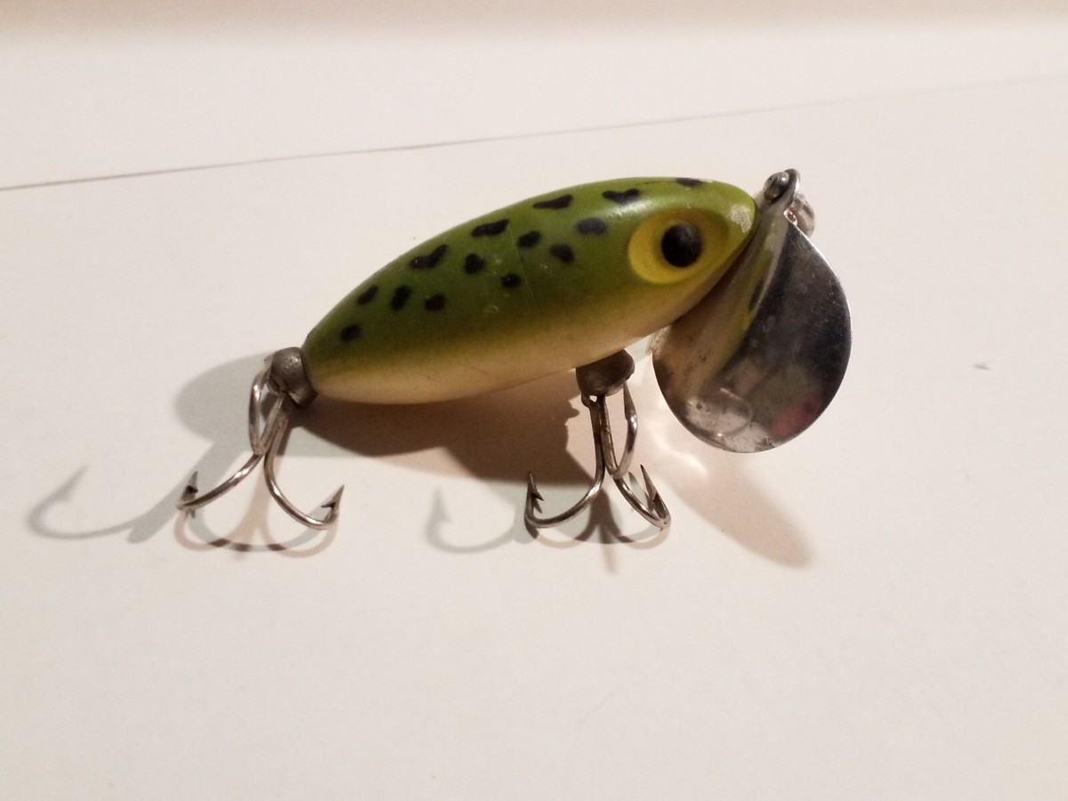 Leurre Vintage Fred Arbogast Jitterbug – Boîte D’origine, Akron Ohio