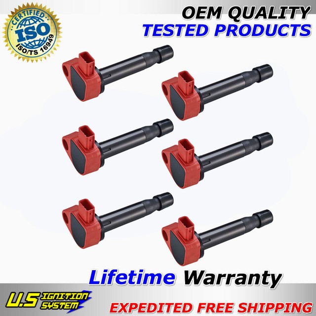 Ignition Coil Pack of 6 UF242 for 19992008 Acura RL TL CL 3.2L 3.5L V6