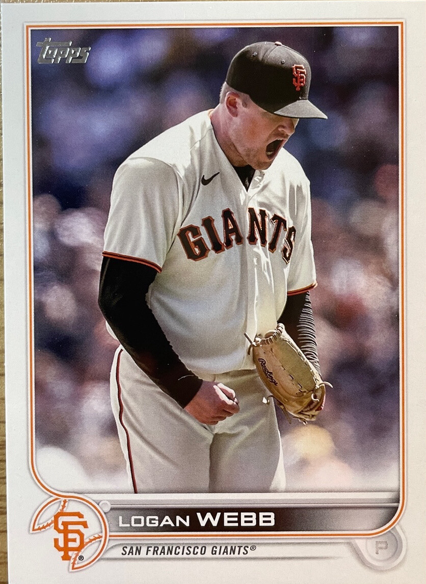 2022 Topps Update LOGAN WEBB #US9 Photo Variation SP GIANTS Short Print