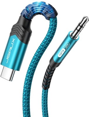 JSAUX USB C auf Klinke AUX Kabel 1M USBC zu 3,5mm Jack Auto Kopfhörer Adapter